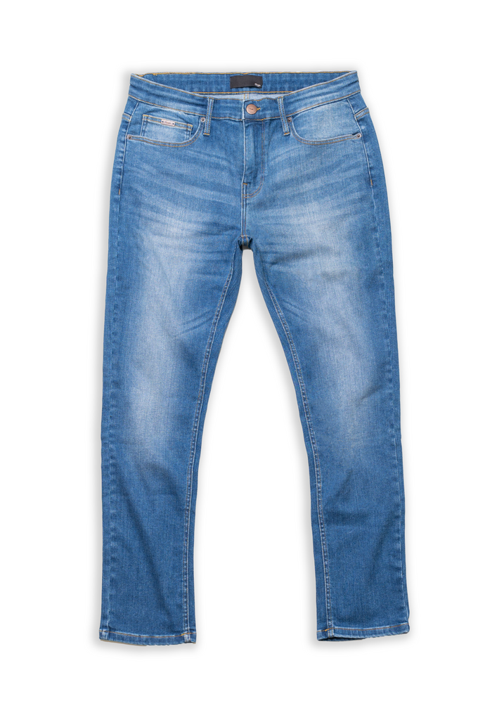 Light Mid Wash Skinny Fit Jeans - Rotary