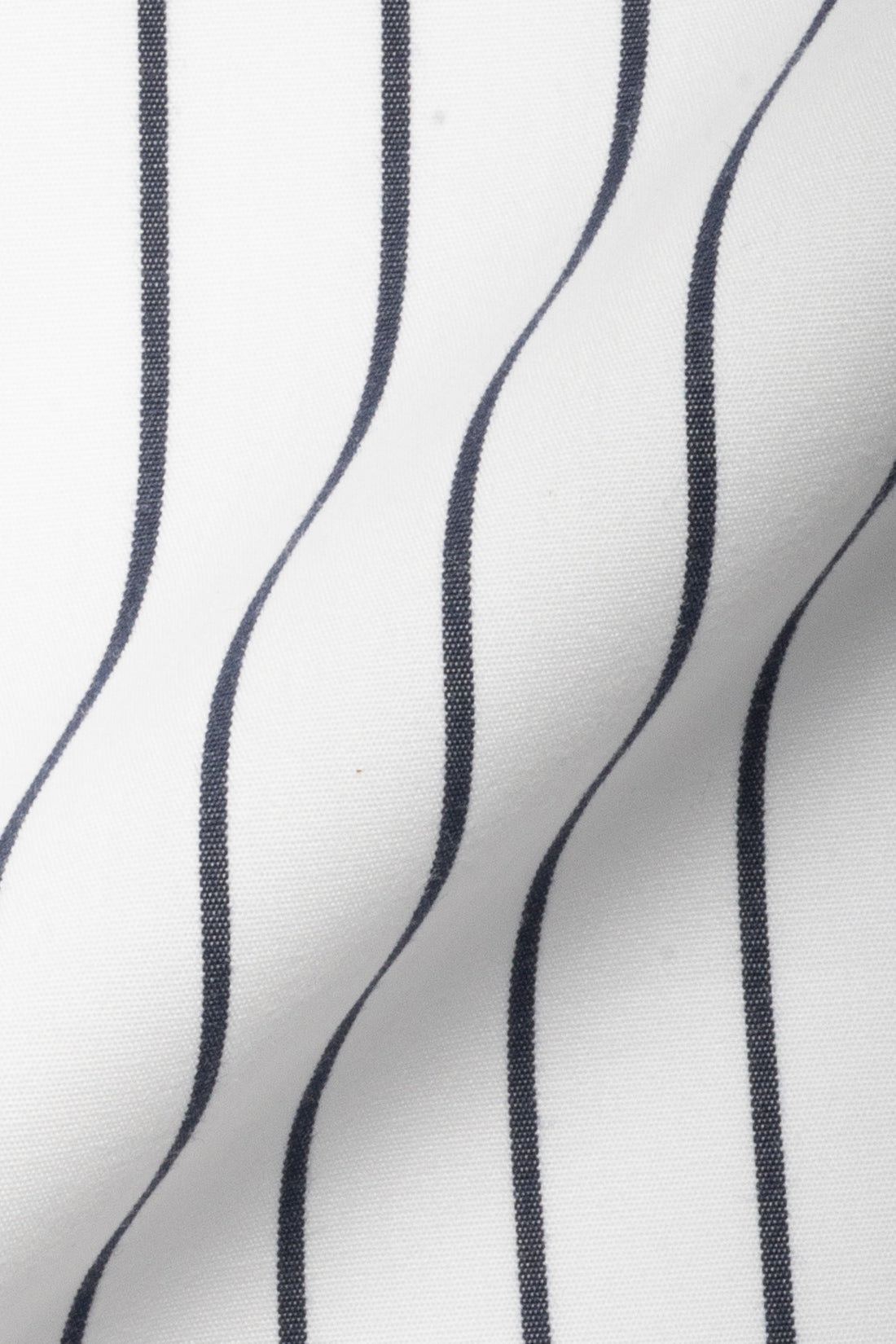 Black and White Wide Striped Wrinkle-Resistant