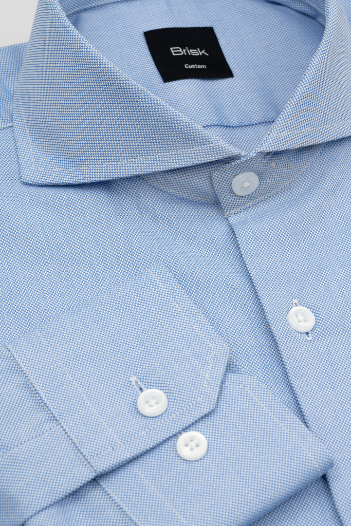 Blue Royal Oxford Easy-Care Shirt 19.5 / Slim
