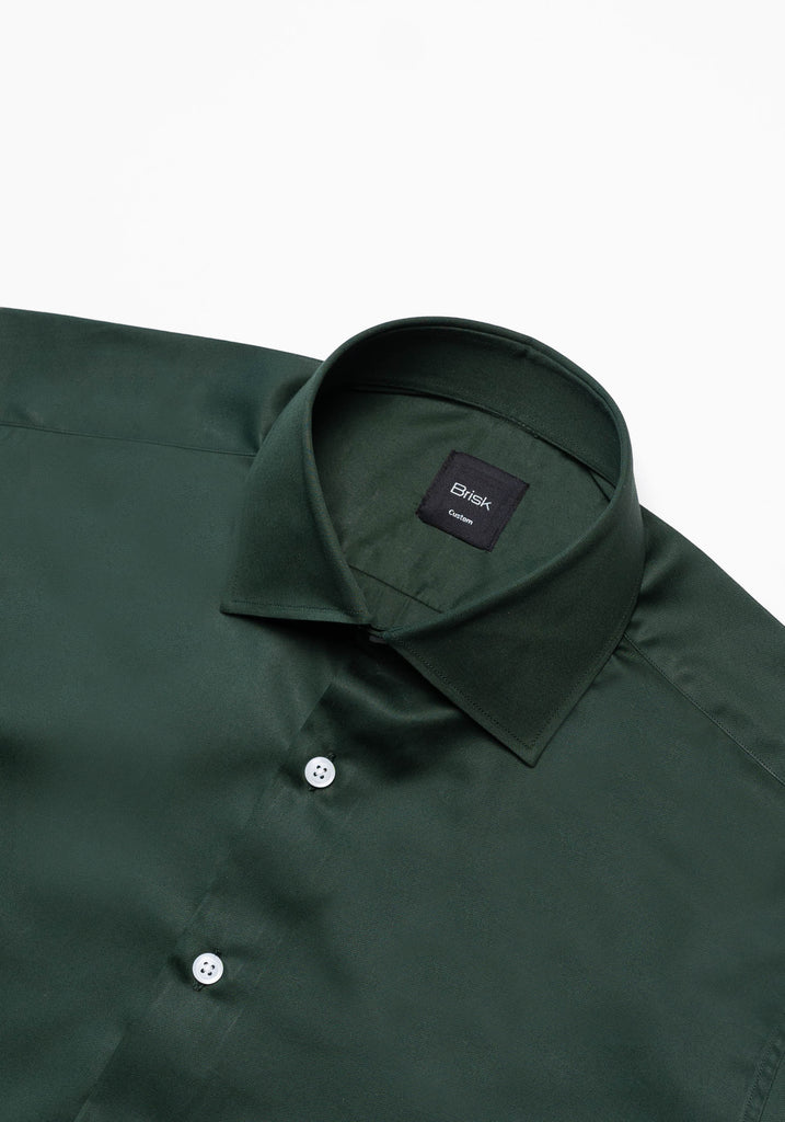 Bottle Green Egyptian Cotton Shirt