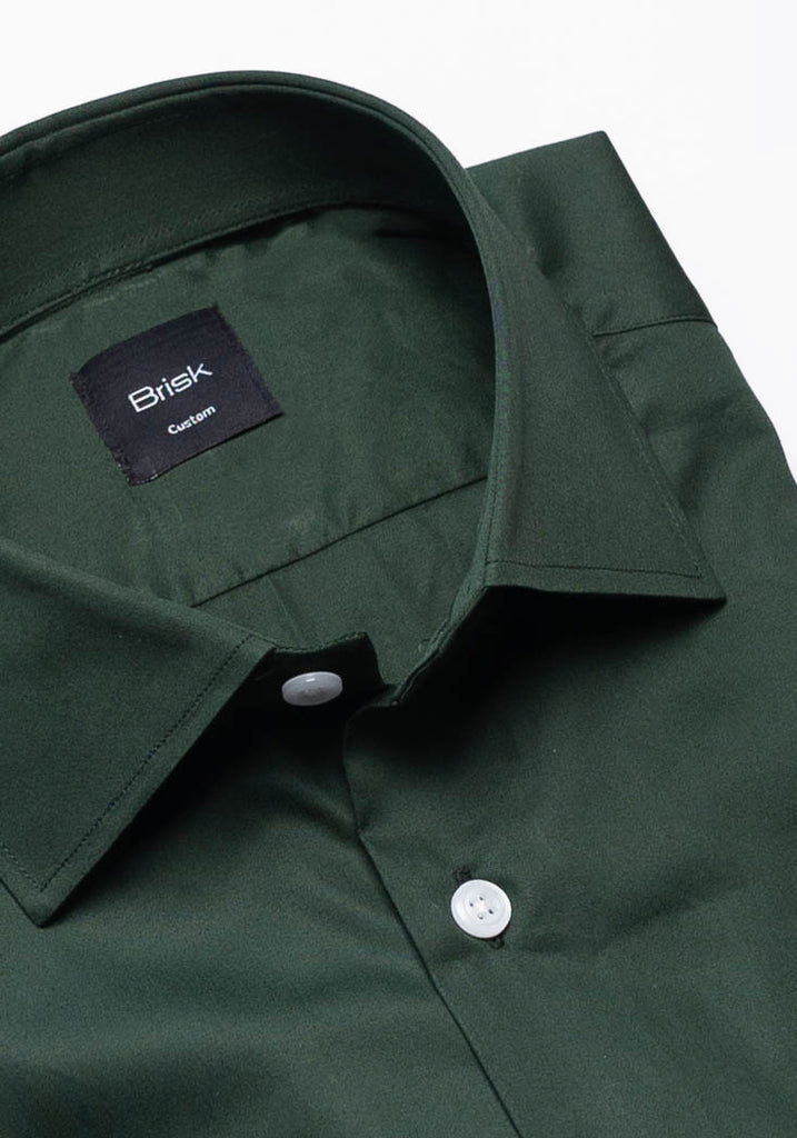 Bottle Green Egyptian Cotton Shirt