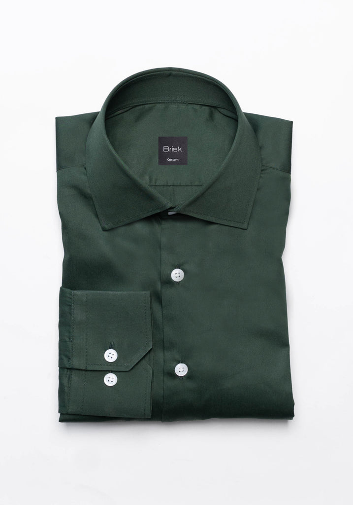 Bottle Green Egyptian Cotton Shirt