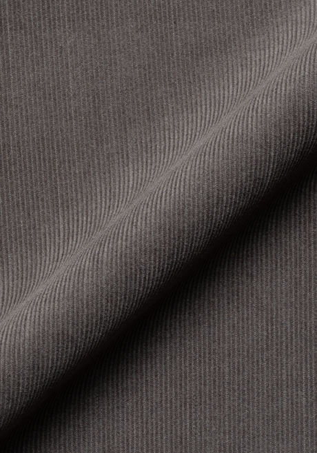 Charcoal Fine Wale Corduroy