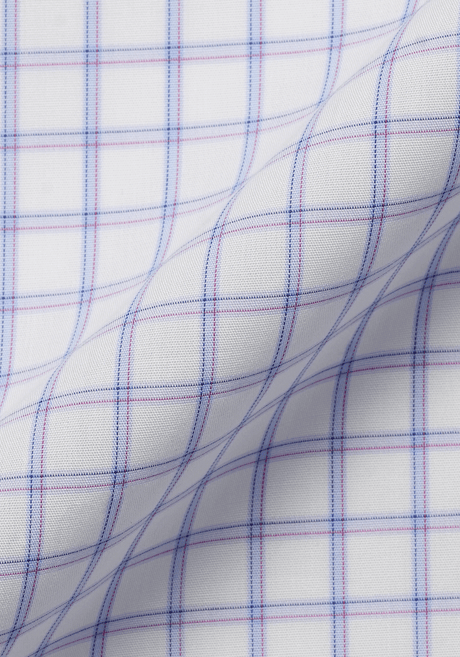 Classic Blue & Lavender Window Pane - Easy Care