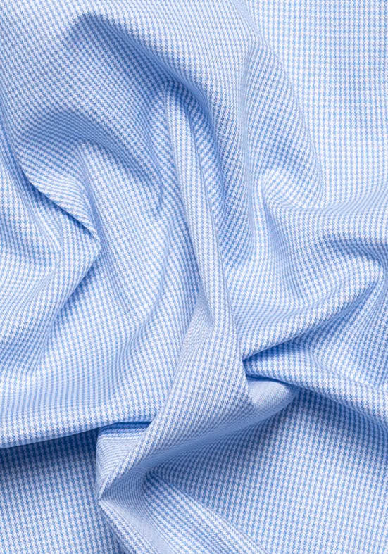 Crisp Blue Micro-Houndstooth