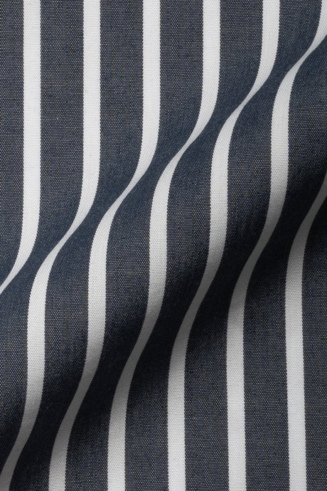 Dark Navy Wide Striped