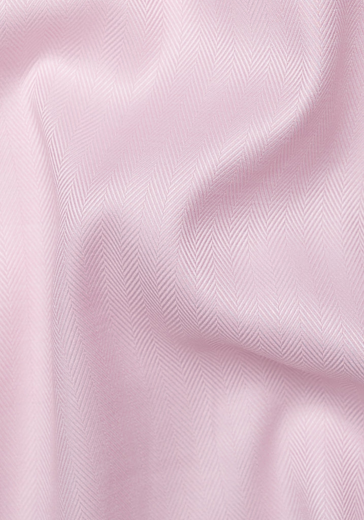 Egyptian Pink Herringbone - Wrinkle Resistant