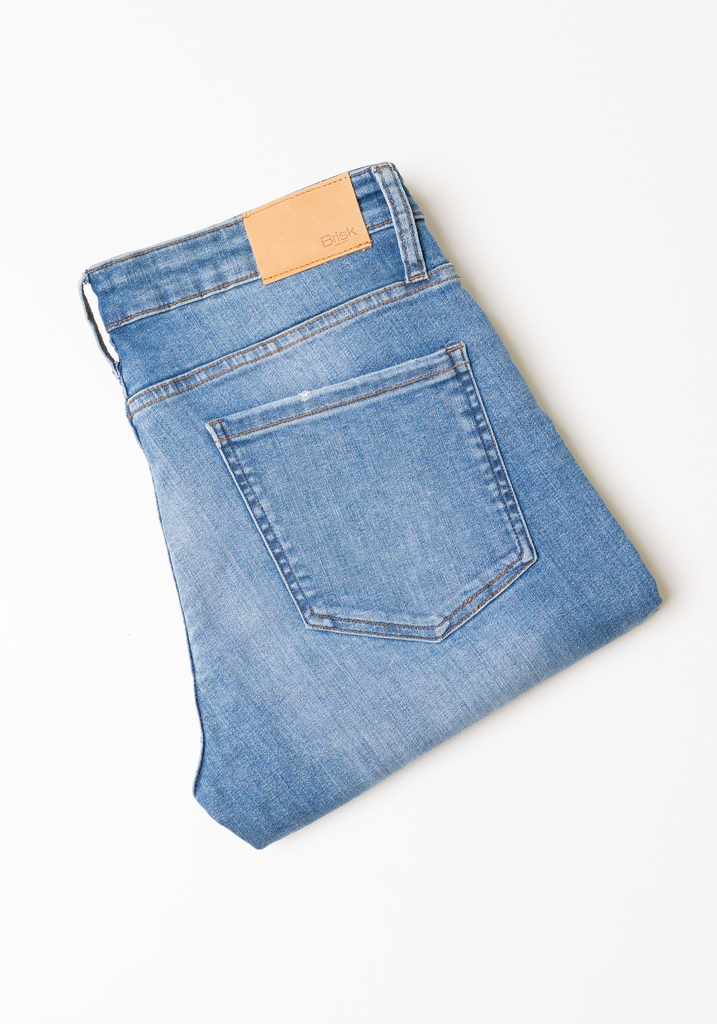 Light Wash Slim Fit Jeans