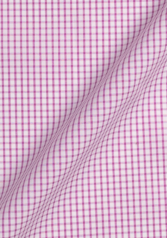 Fine Magenta Boxes - Wrinkle Resistant