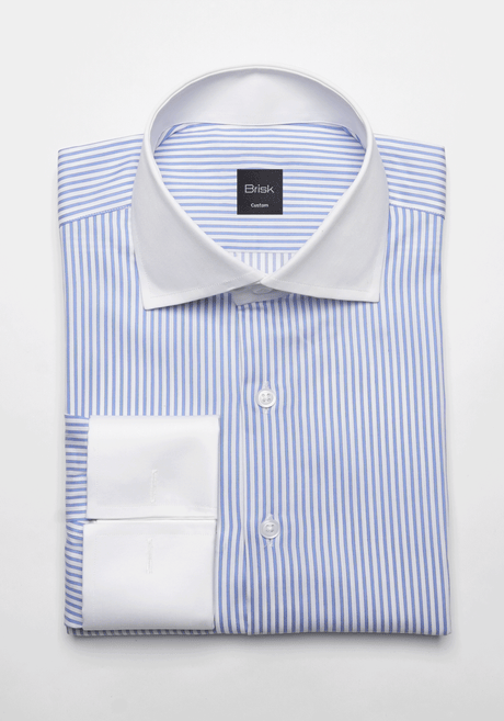 Fine Sky Narrow Stripes-Easy Care Shirt