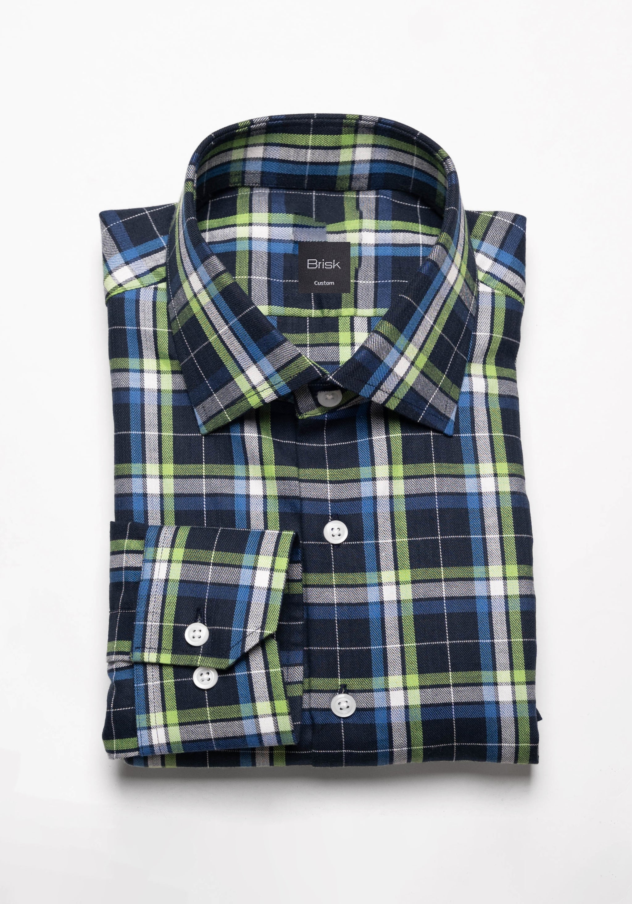 green emerald velvet dress Adaptive Navy and Green Check Flannel Shirt / Combo Layering Piece with Magnetic Closures Navy Green Check / 4XL main image 0