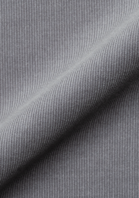 Grey Fine Wale Corduroy