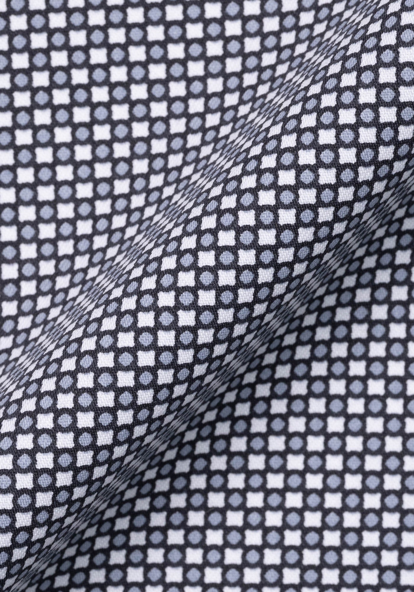 Grey Print Stretch-Easy Care