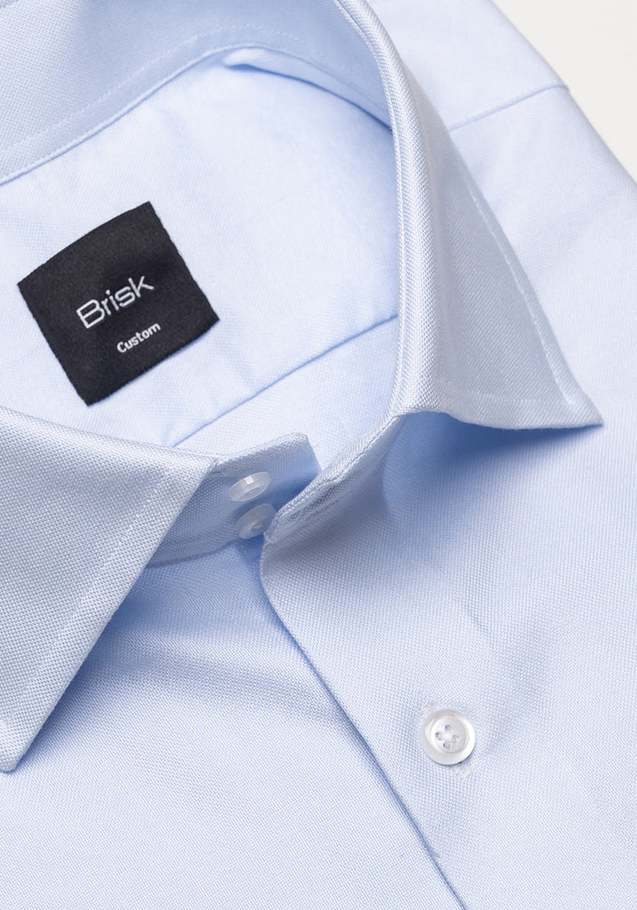 Ice Blue- Pinpoint Shirt