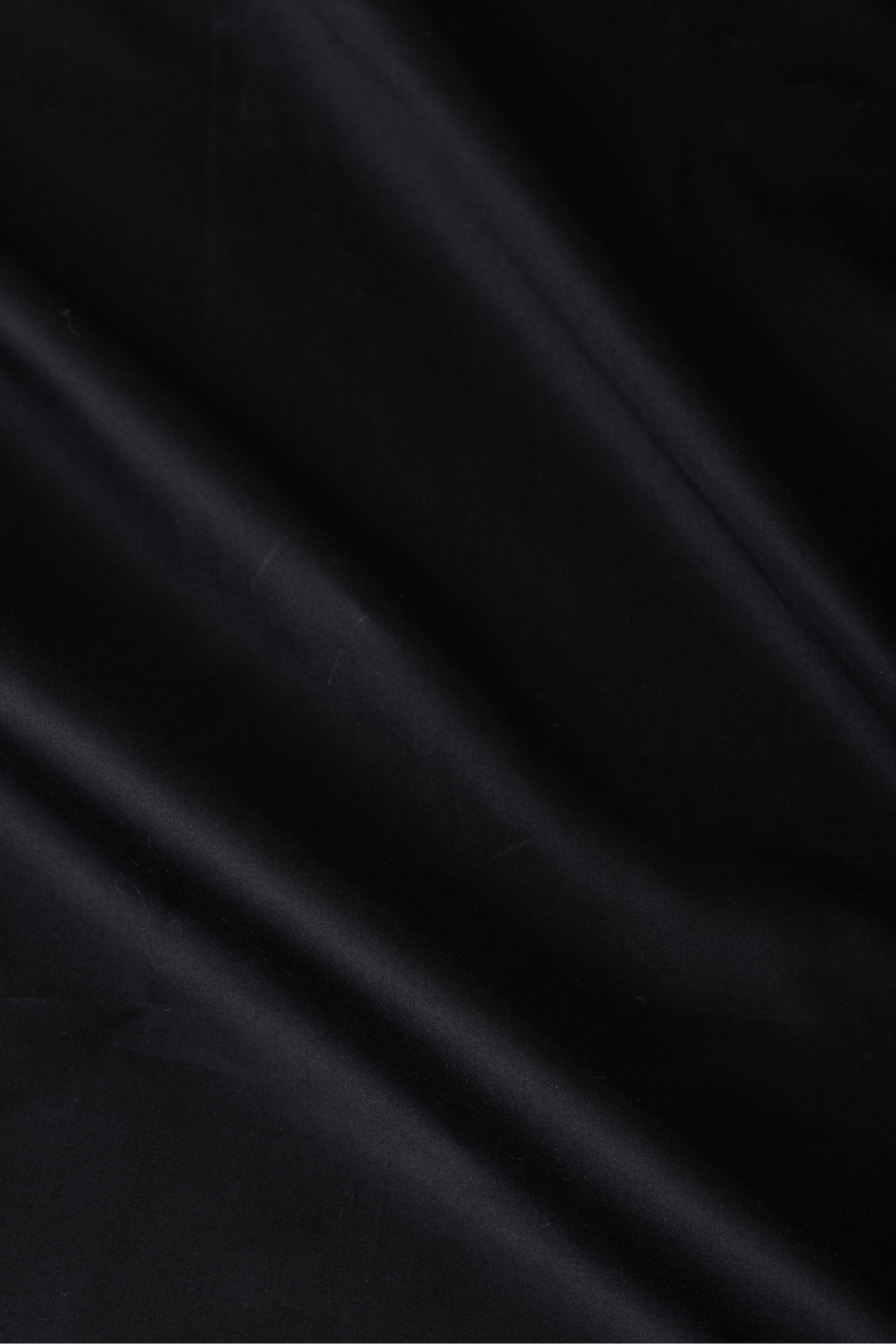 Jet Black Easy-Care Sateen