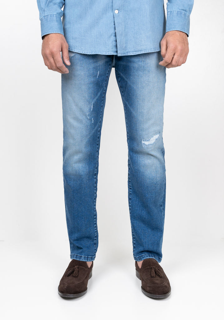 Medium Wash Slim Fit Jeans