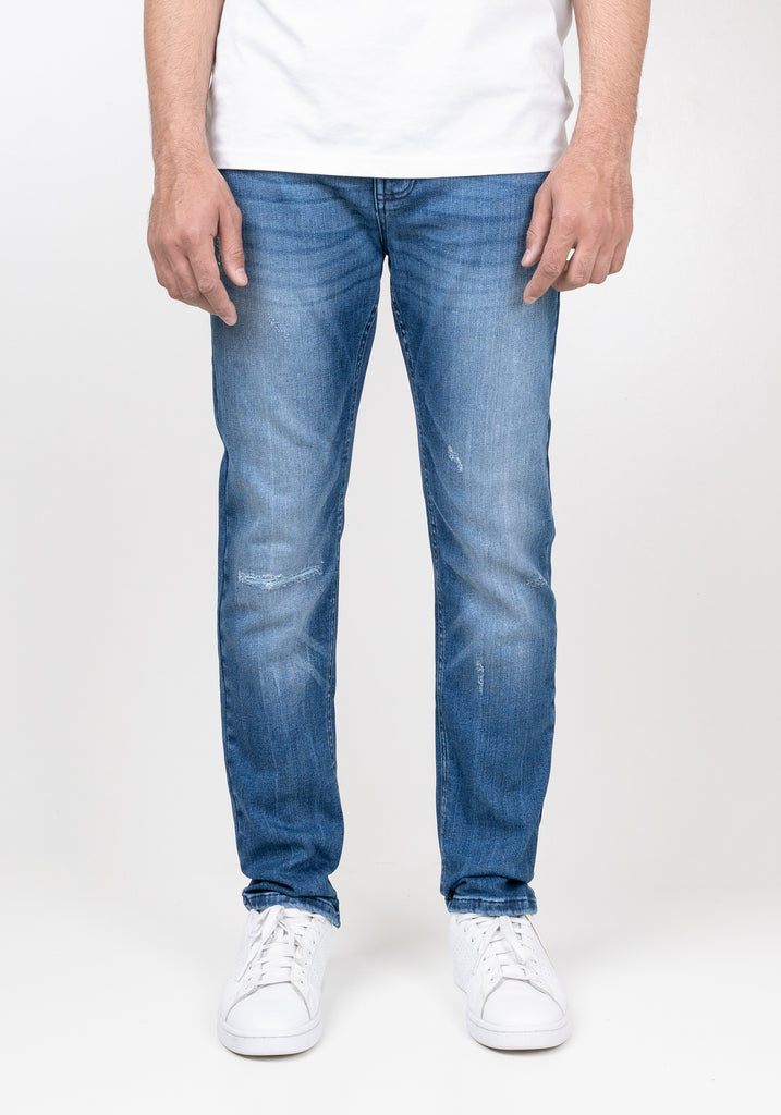 Medium Wash Skinny Fit Jeans