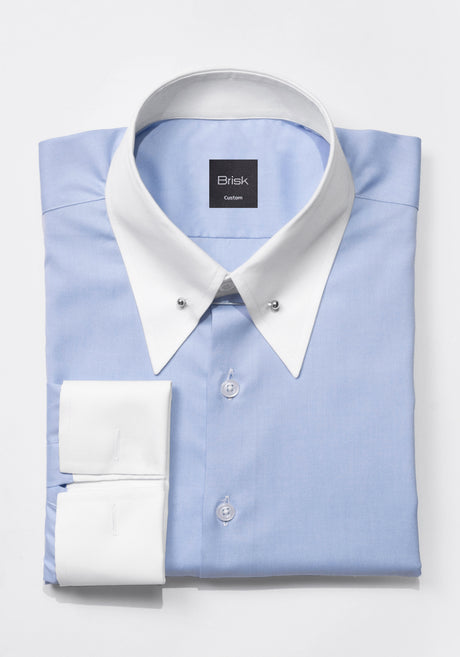 Light Blue Wrinkle-Free Pinpoint Shirt