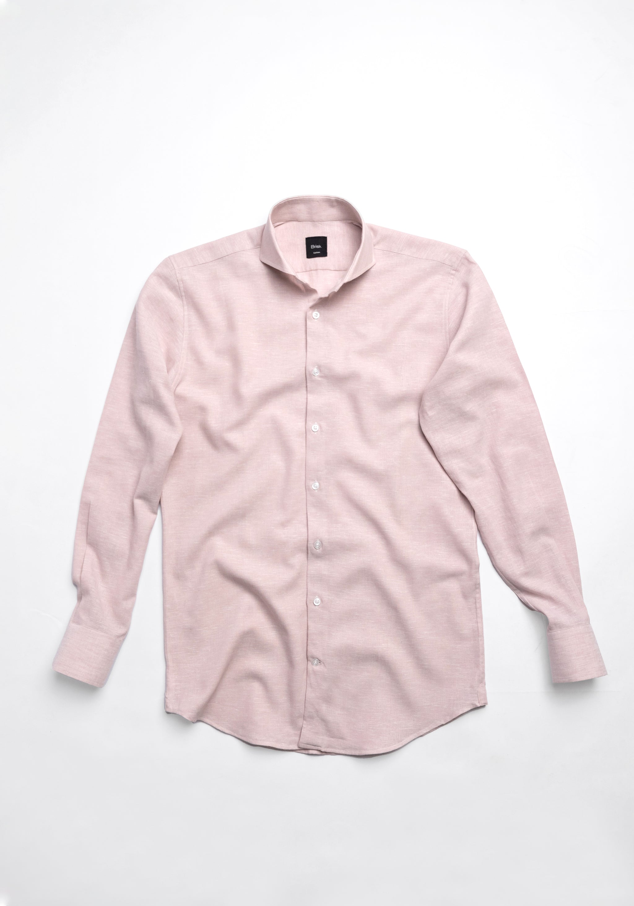 chinese dress ladies 100% Linen Dress Shirt JOANNA – LINTICO main image 1