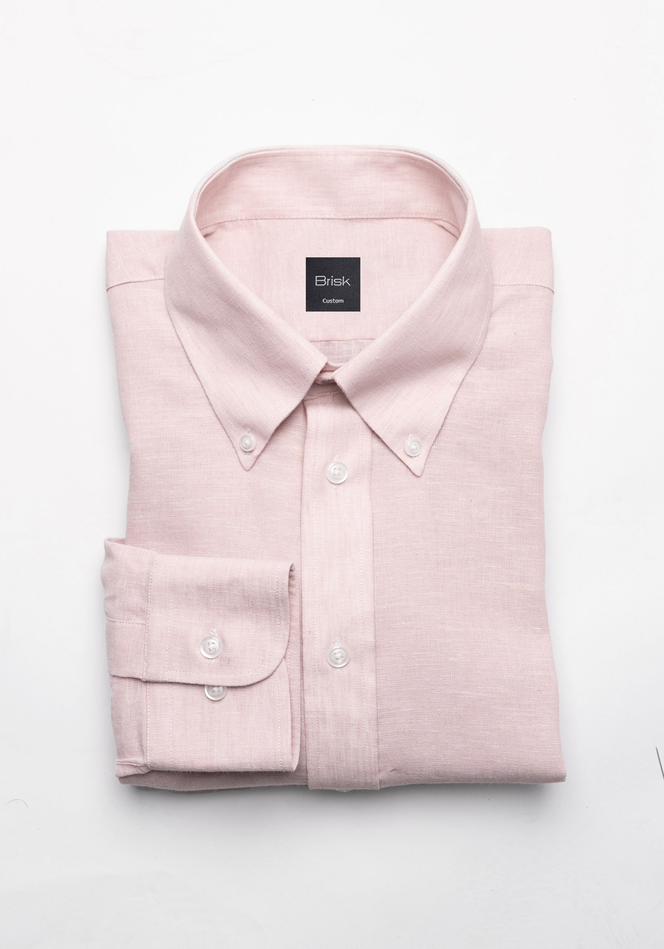 Light Pink Cotton-Linen Shirt