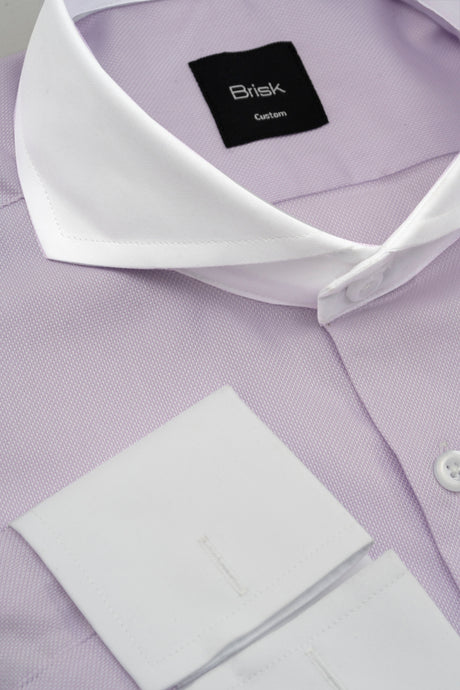 Lilac Royal Oxford Easy-Care Shirt