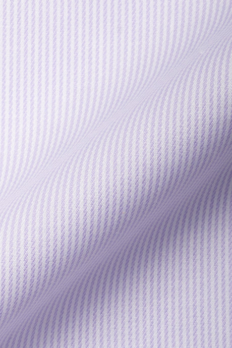 Lilac Twill Pencil Striped