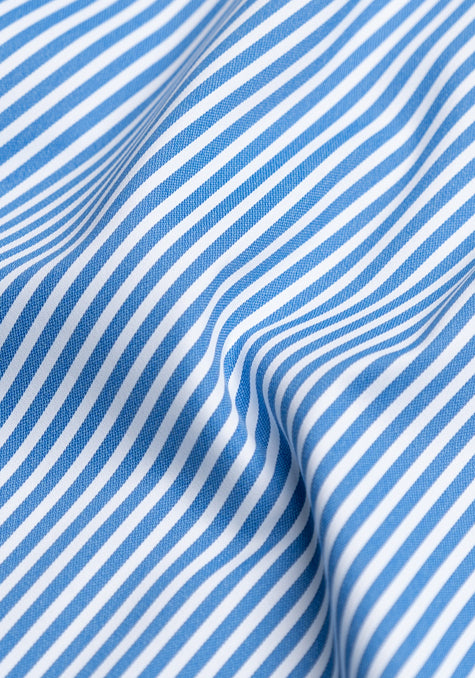 Royal Blue Performance Super Stretch Stripes - Wrinkle Free