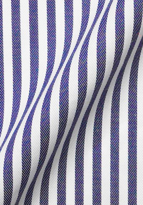 Navy Bengal Stripes - Wrinkle Resistant