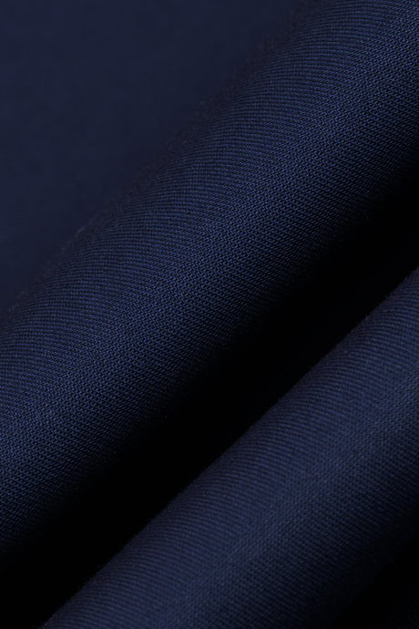 Navy Blue Easy-Care Sateen
