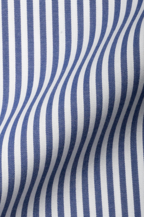 Navy Blue Striped Wrinkle-Resistant-3