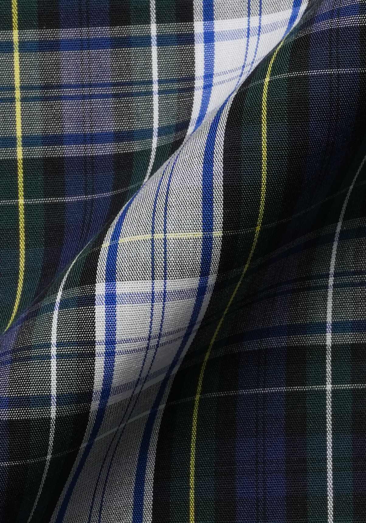 Navy Green Tartan Plaid
