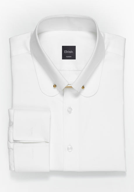 Optic White Wrinkle-Free Pinpoint Shirt--2