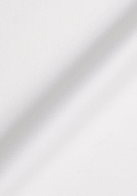 Pearl White Twill Pima Cotton - Wrinkle Resistant