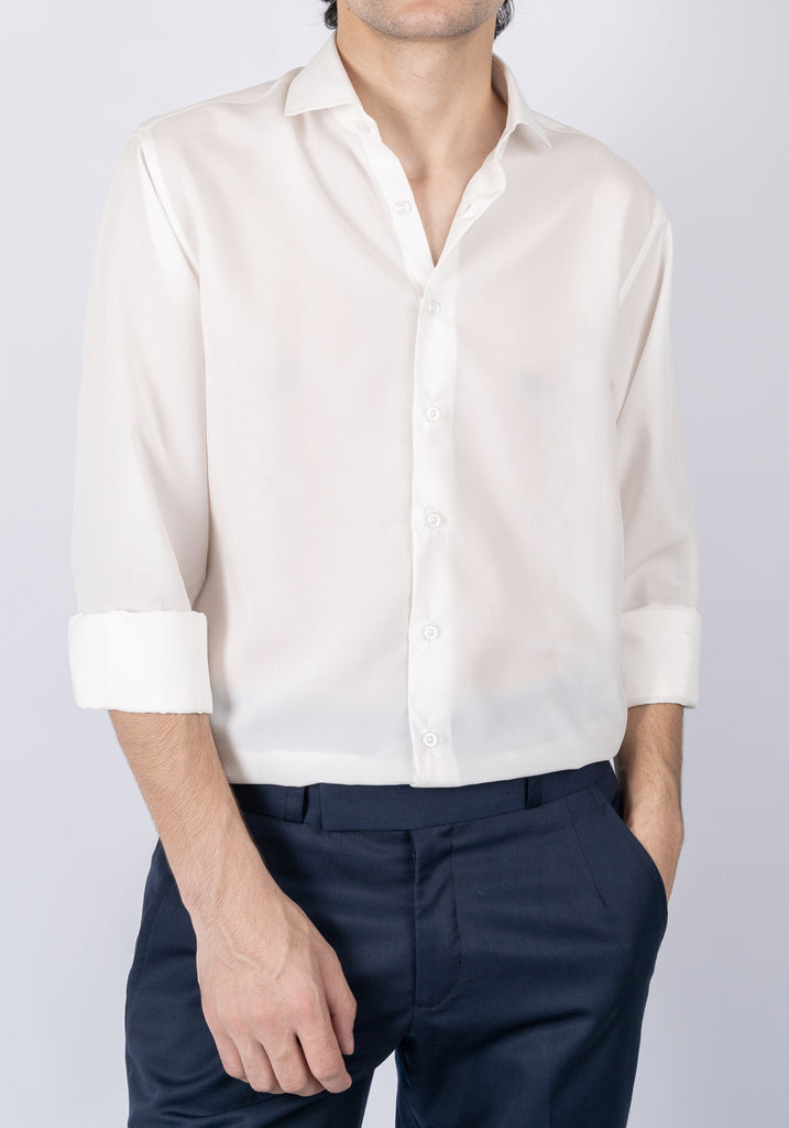 Pearl White Summer Super Soft Shirt