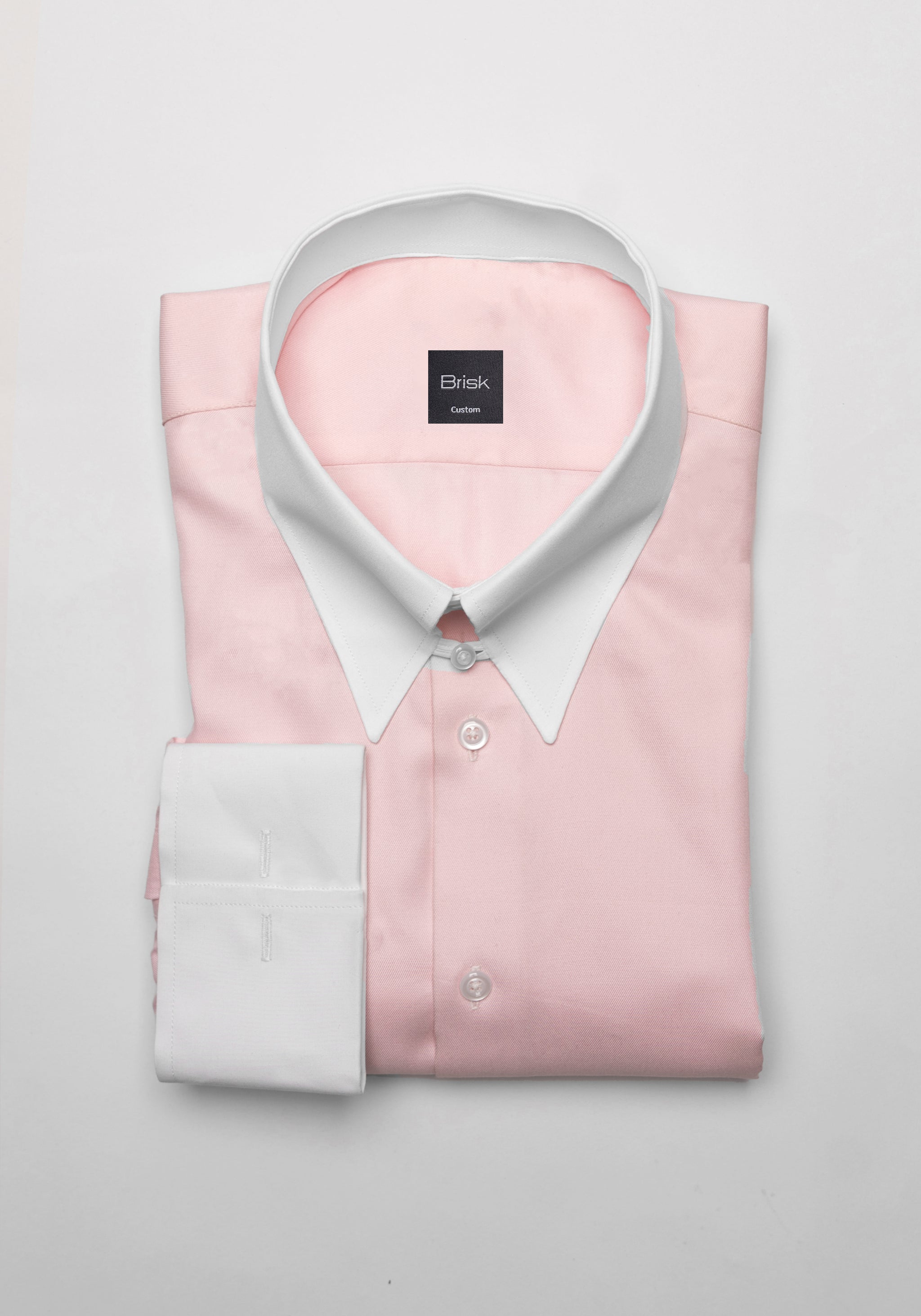 Pink Twill Pima Cotton Shirt