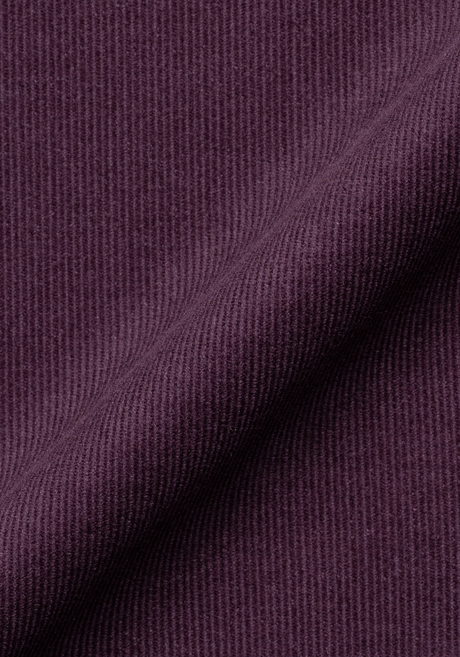 Plum Fine Wale Corduroy