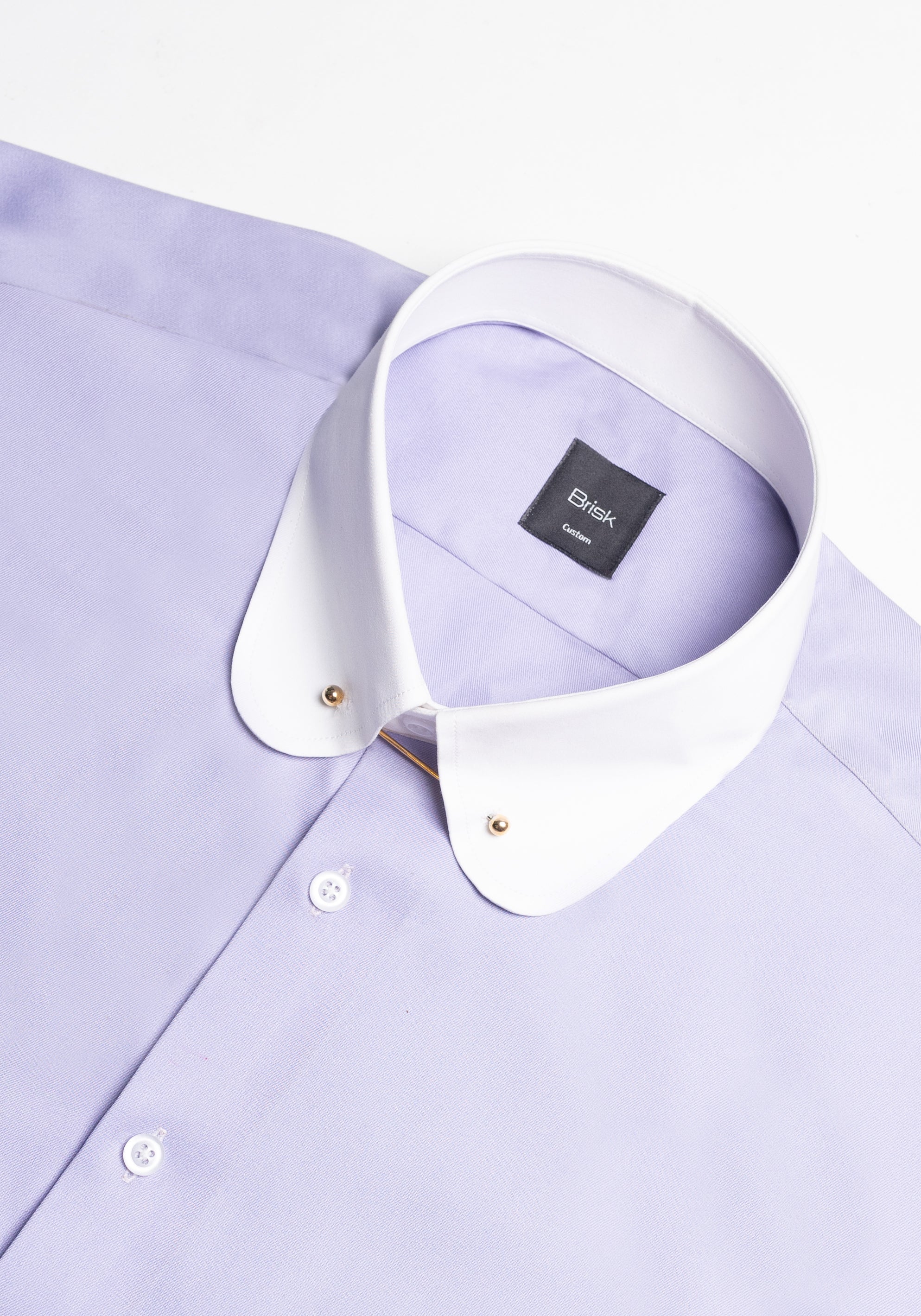 Purple Twill Pima Cotton Shirt Purple Twill Pima Cotton Shirt