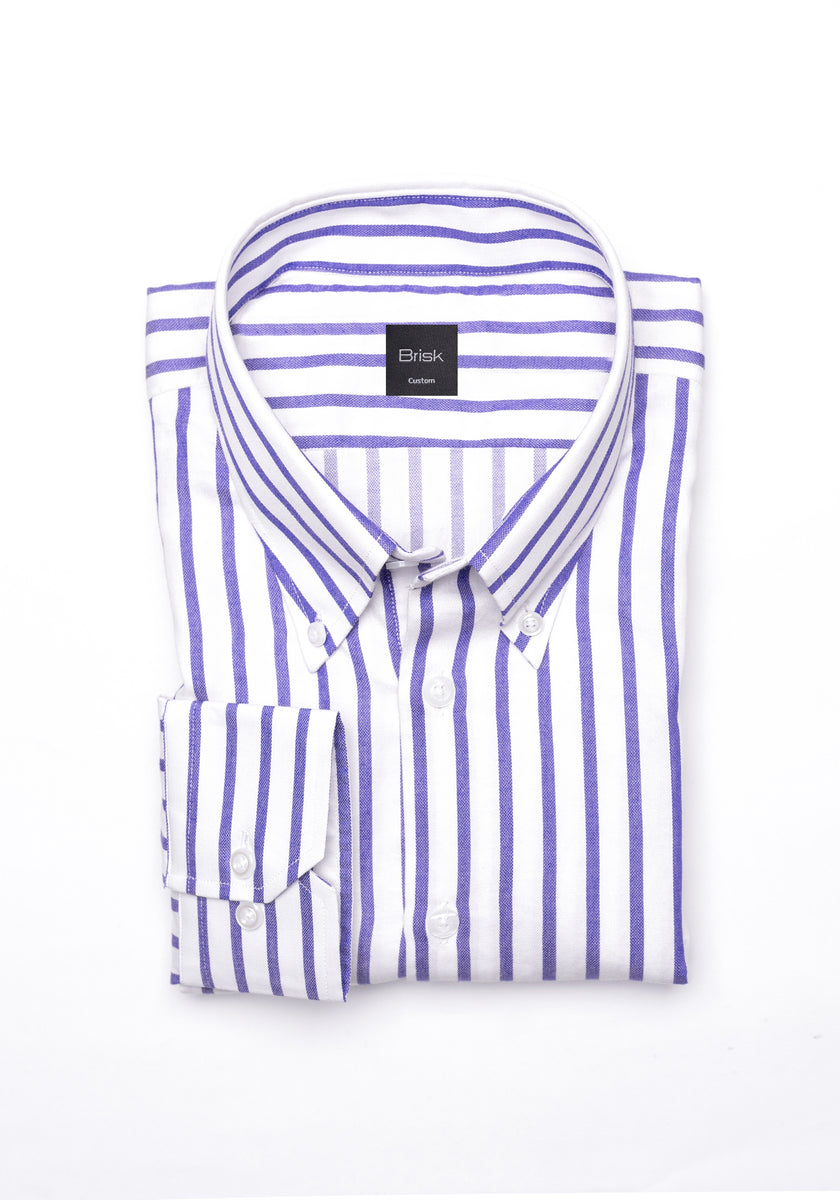 Purple Solid Cotton Shirt With Sord Co-Ords