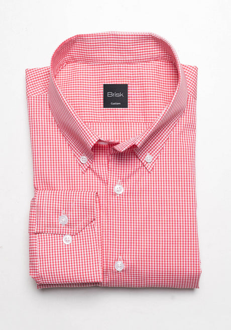 Red Mini Gingham Shirt