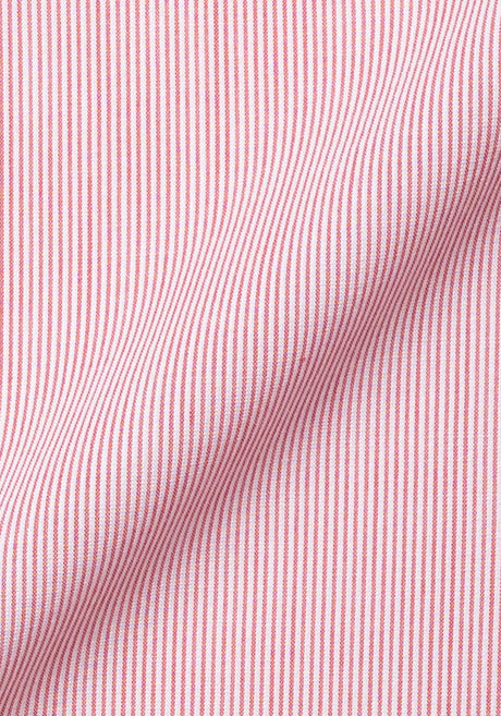 Red Pinstripes Seersucker Shirt