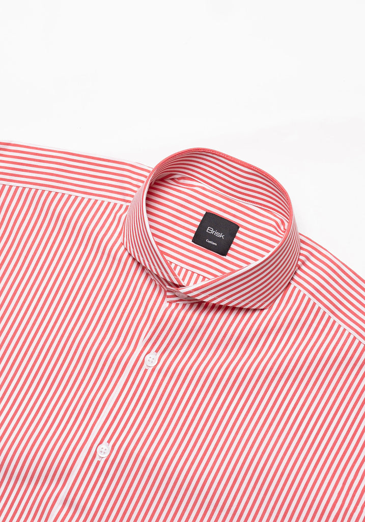 Red Stretch Stripes---Shirt
