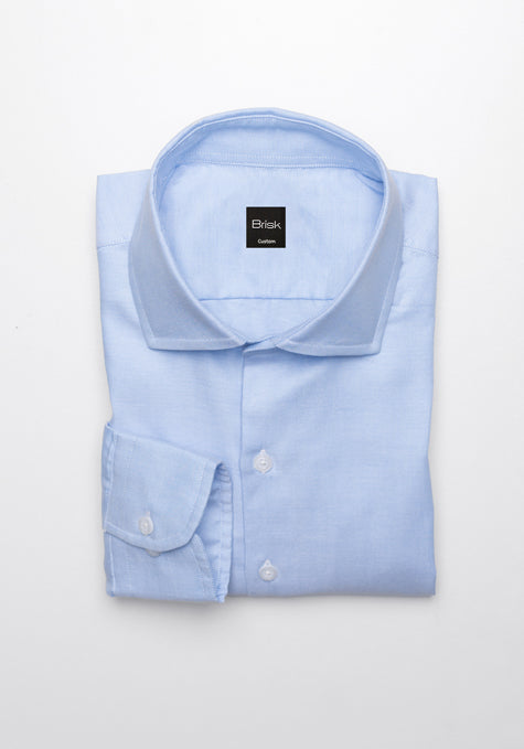 Blue Oxford Shirt - Soft Classic Collar