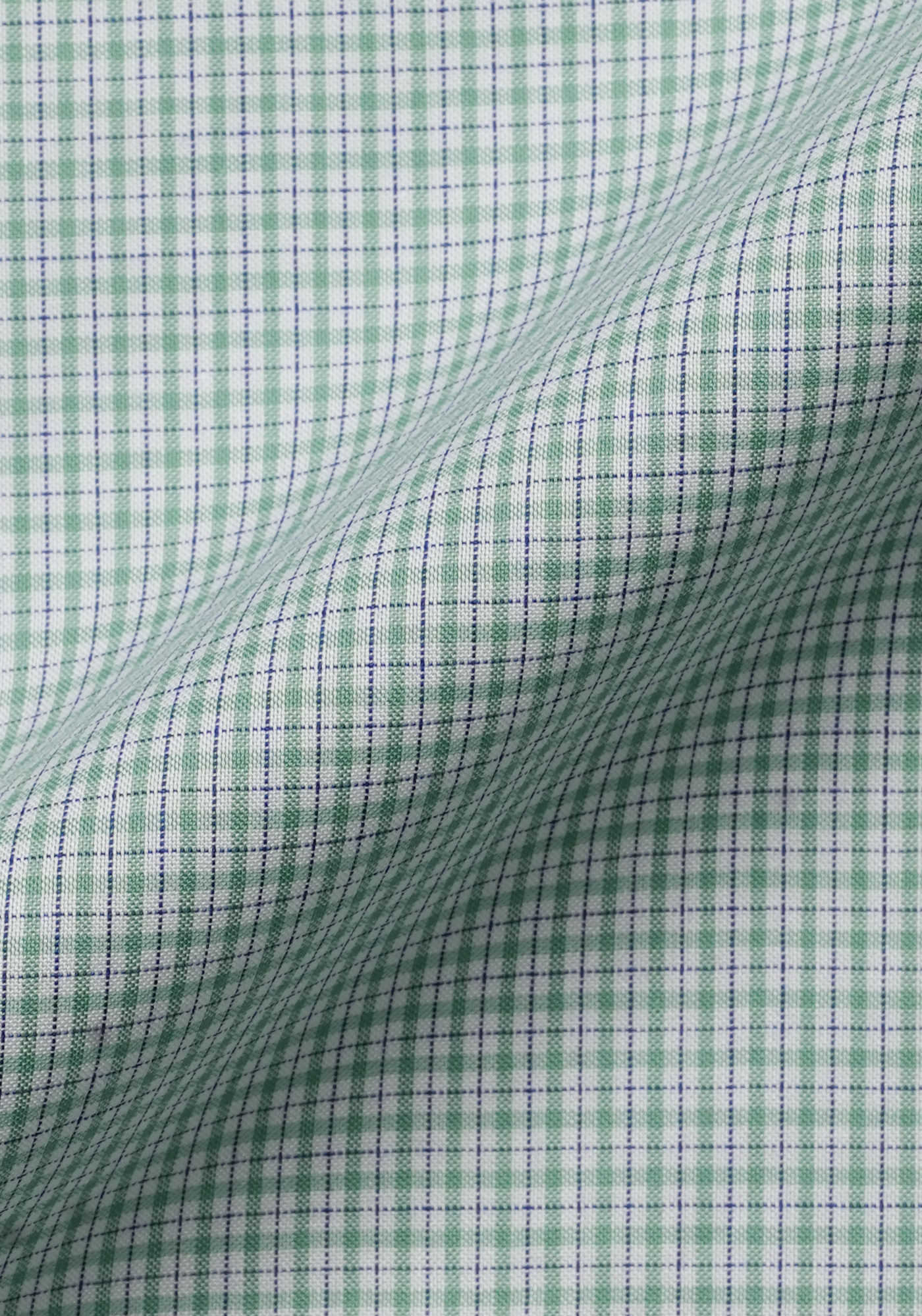 Sage Green Blue Tatersall Check - Easy Care