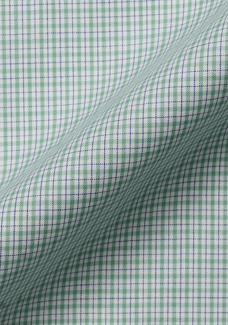 Sage Green Blue Tatersall Check - Easy Care