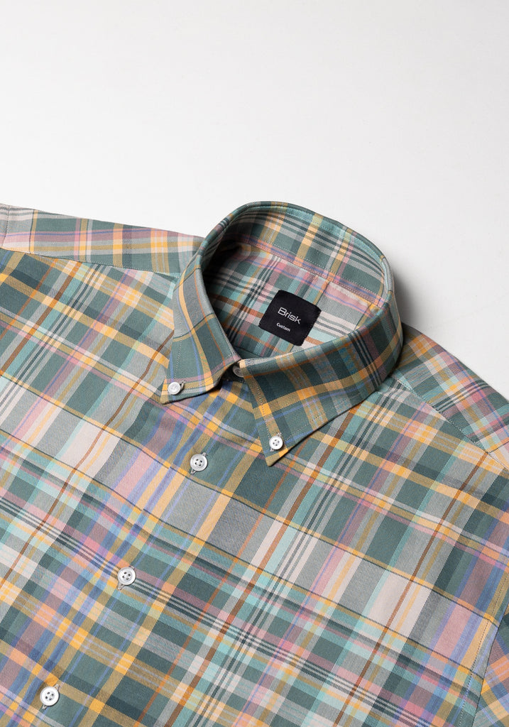 Soft Multi Color Madras Twill Shirt