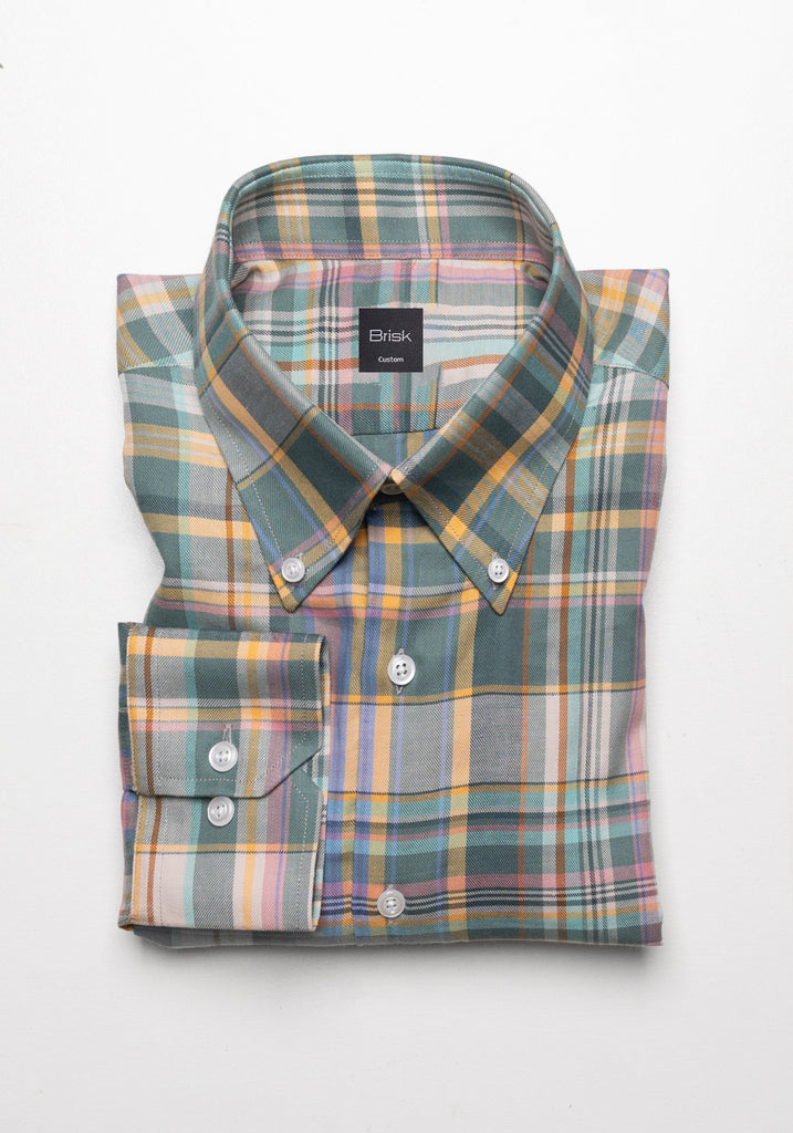 Soft Multi Color Madras Twill Shirt