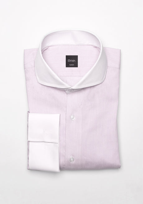 Soft Pink Pinstripes Pima Cotton 
