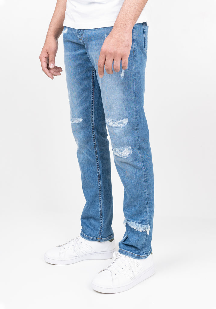 Light Wash Slim Fit Jeans