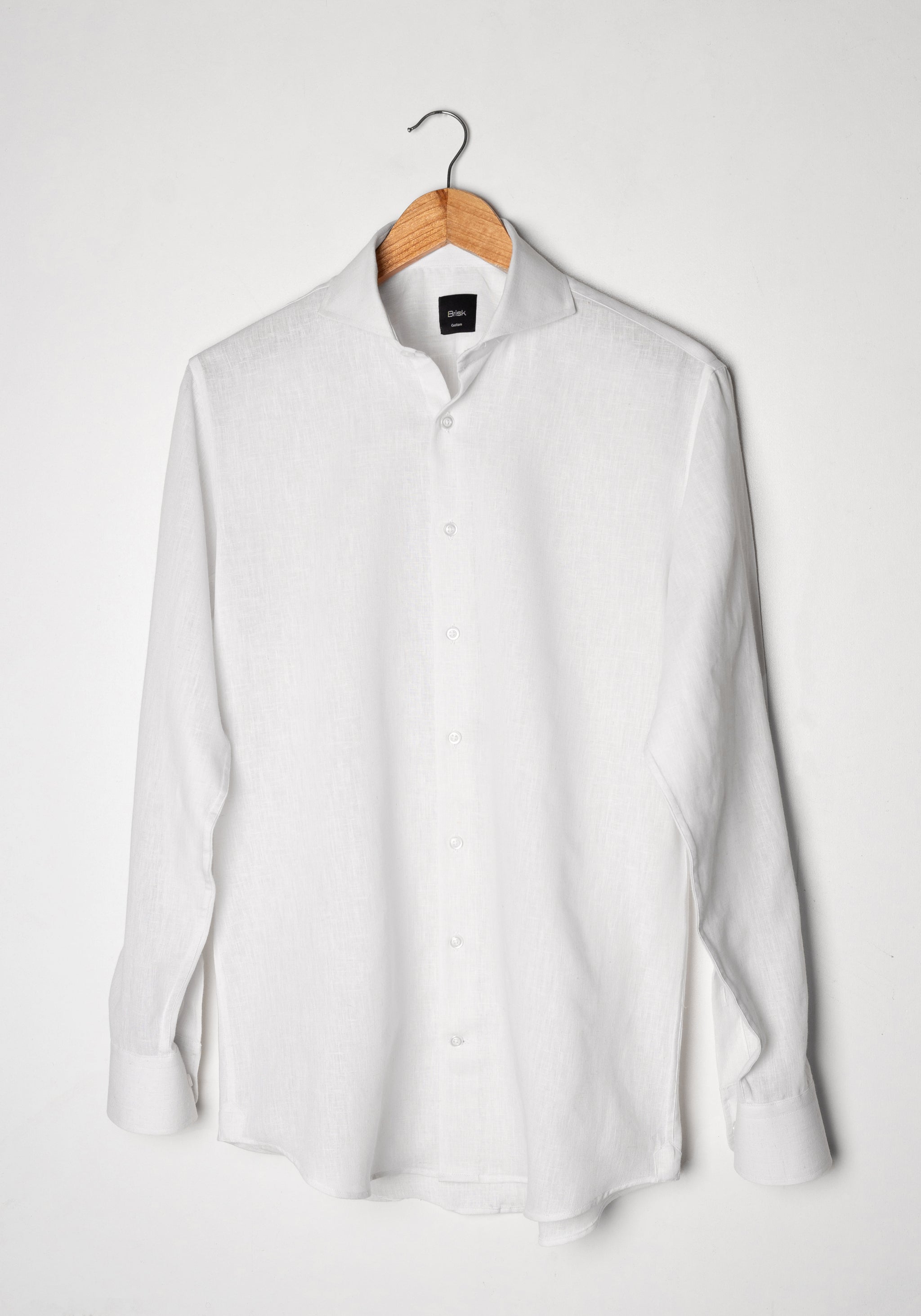 knee length dresses for ladies Men's White Linen Shirt Size M by Thursday Boot Company main image 1