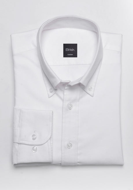 White Oxford Two-Ply Shirt
